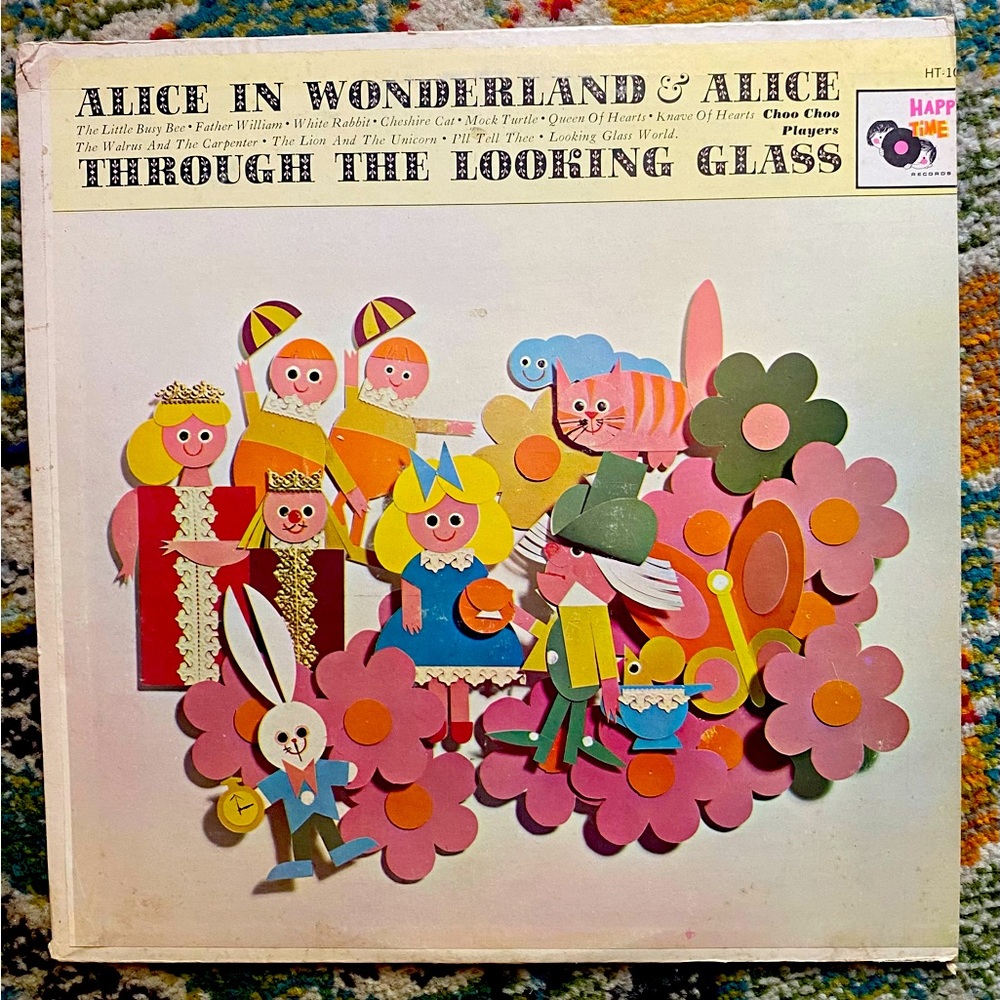 Happy time records Alice in Wonderland Alice through the Looking Glass Record